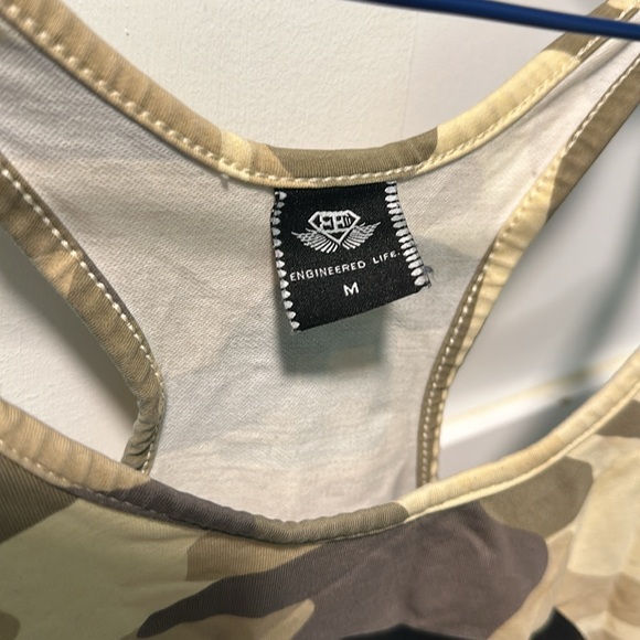Engineered Life Camo Stringer Gym Tank Top - Picture 2 of 3
